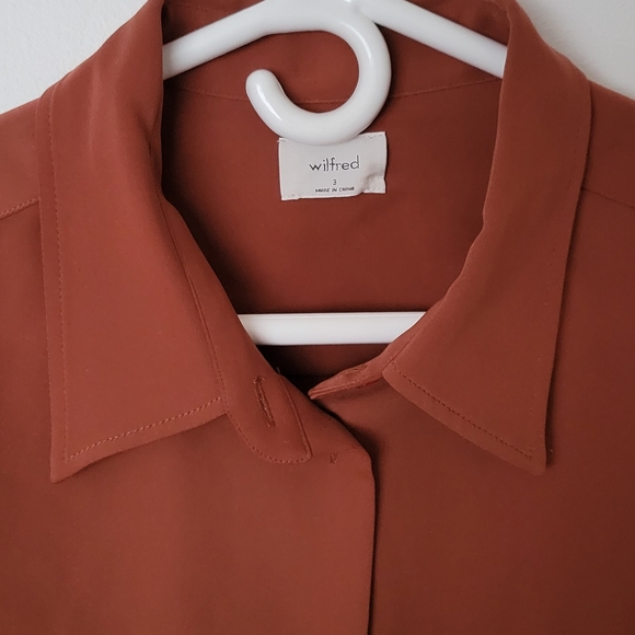 Aritzia Wilfred oversized blouse-size 3 - Picture 3 of 5